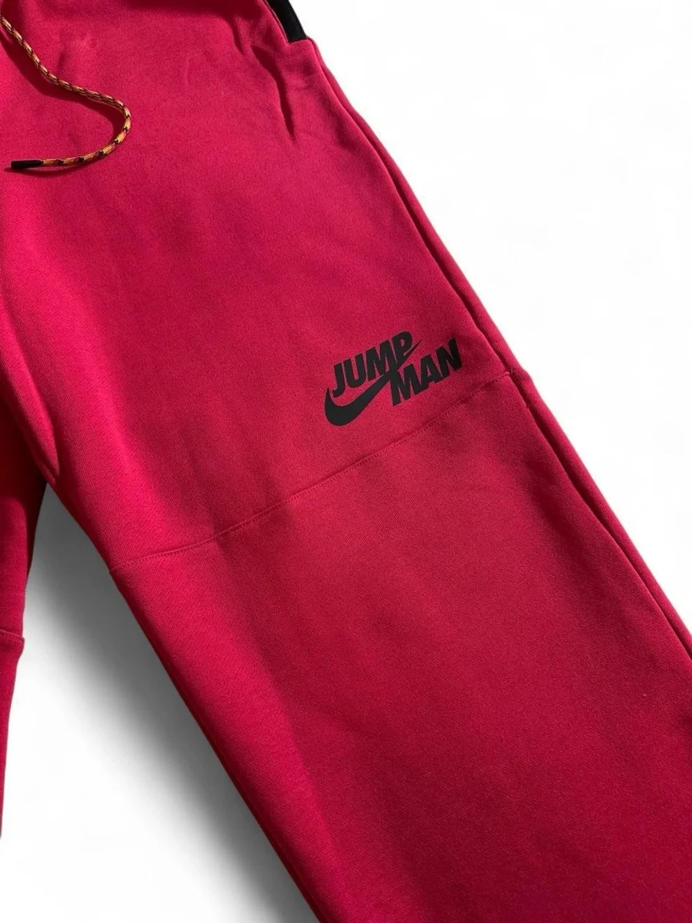 Jordan Jumpman Fleece Joggers Red Black Men’s L